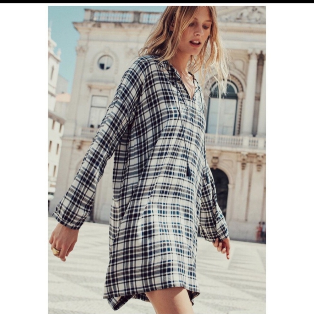 Madewell Plaid Artiste Tunic Dress